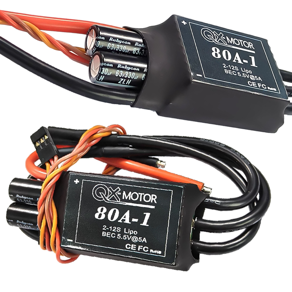 Brushed Drone Motor - 80A 2-12S bürstenloser ESC Hochdruck-Geschwindigkeitsregler mit
