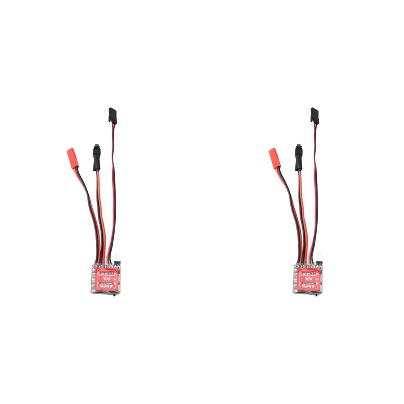 4 In 1 Esc - A49K-2X Micro-ESC 30A Bürstenmotor-ESC Elektrischer Geschwindigkeitsregler