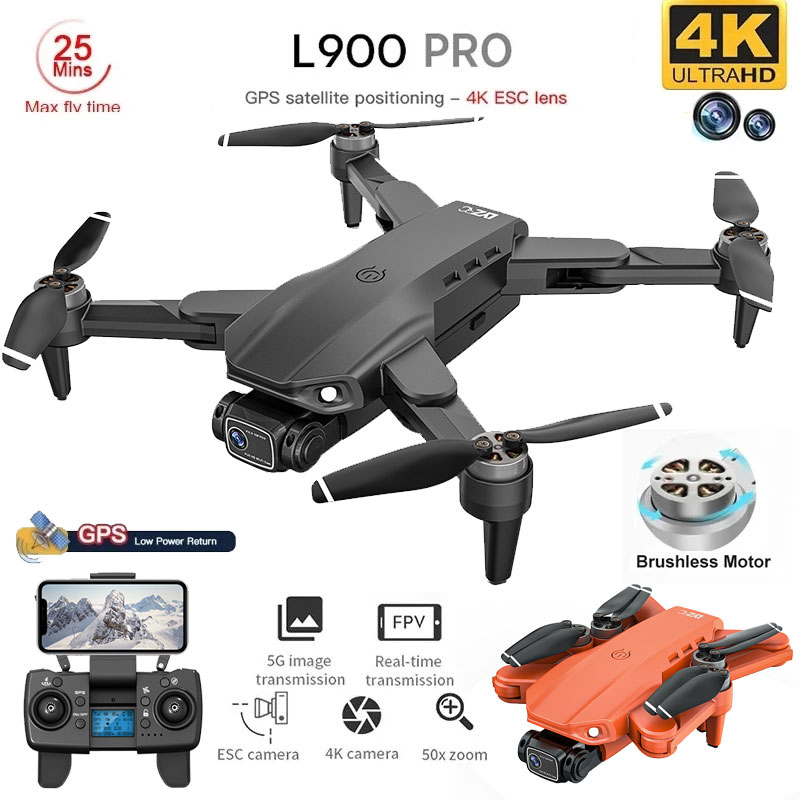 Brushed Drone Motor - L900 Pro GPS Drone 4K Professionelle
