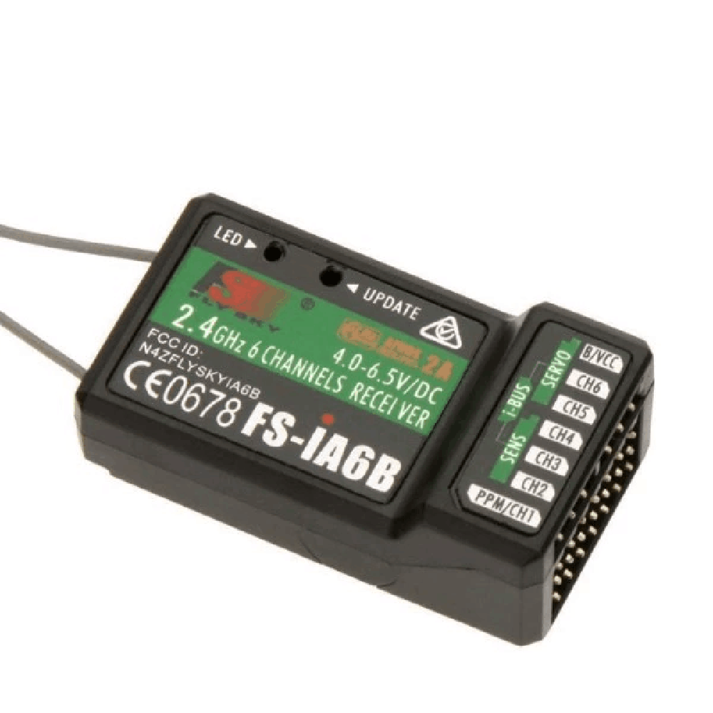 Flysky Transmitter - Flysky Fs-IA6B Empfänger 2,4G 6-Kanal Dual