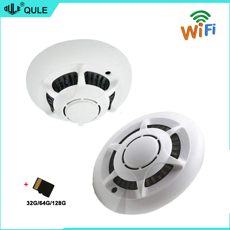 Smoke Stopper - Multifunktions Rauchmelder mit Versteckter 4K Kamera,