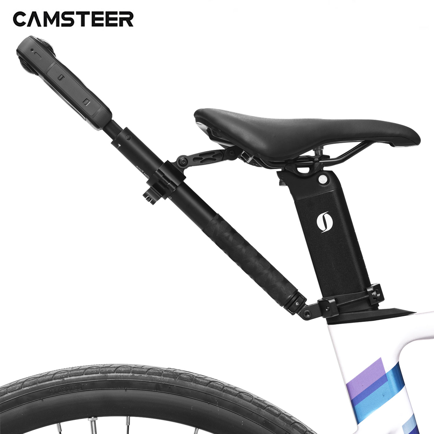 Runcam Camera - Camsteer Premium Fahrrad-Sitzhalterung für die Dritte-Personen-Ansicht,