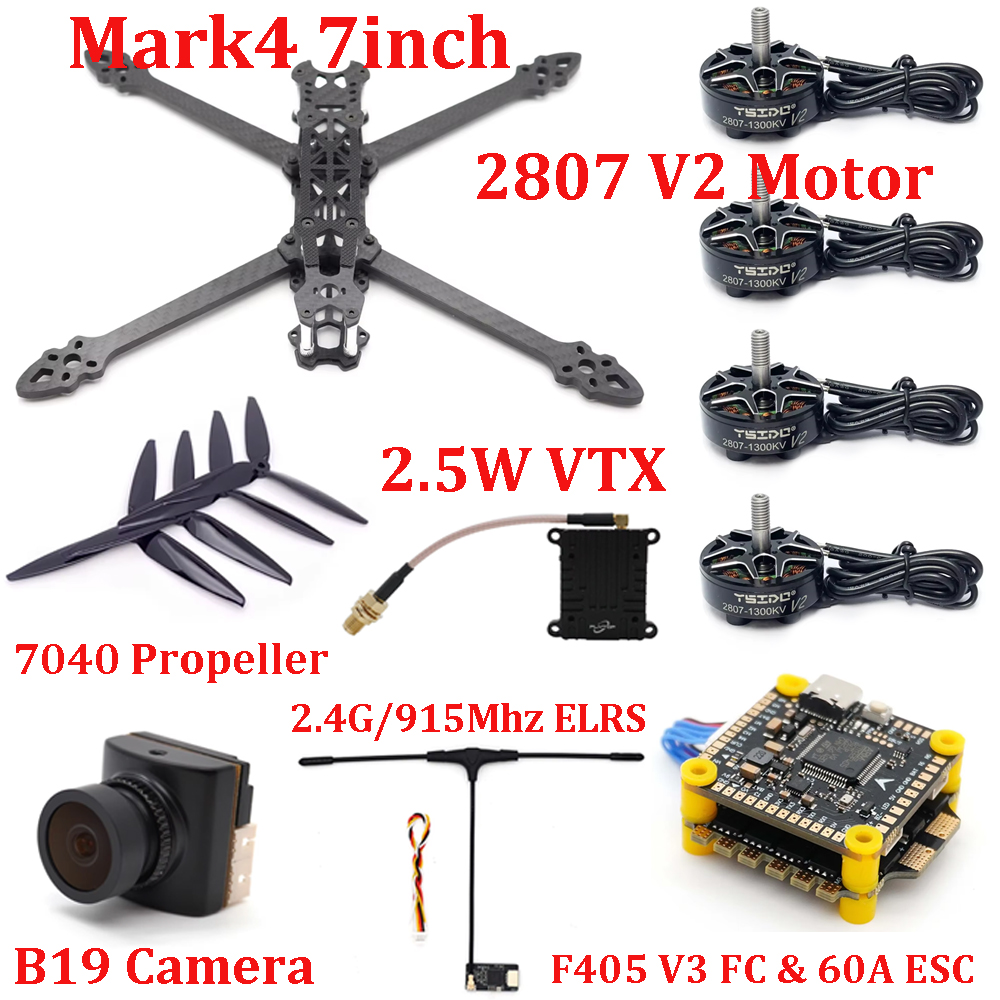 F405 Flight Controller - Mark4 7-Zoll-Rahmenkit F405 V3 FC 60A