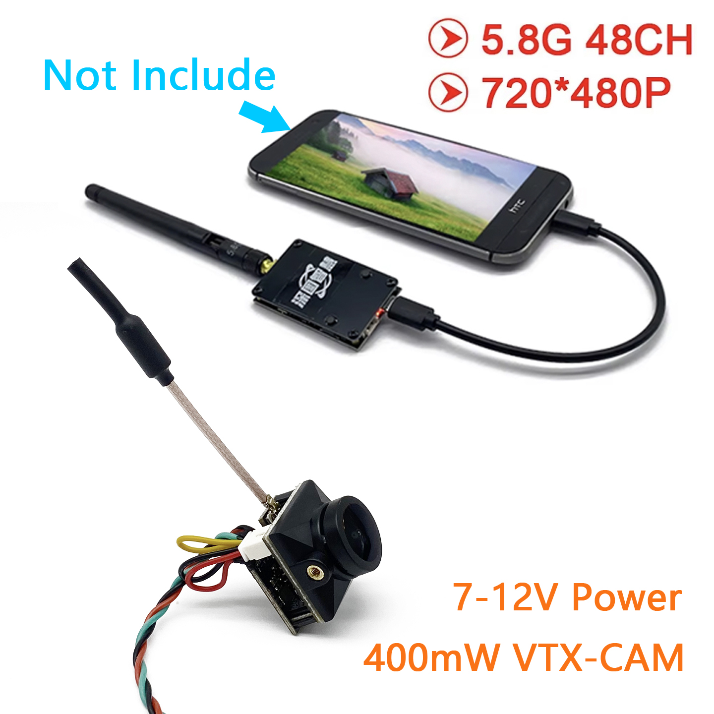 Analog Fpv Camera - SLONWAKE 5.8G Analog UVC OTG Empfänger