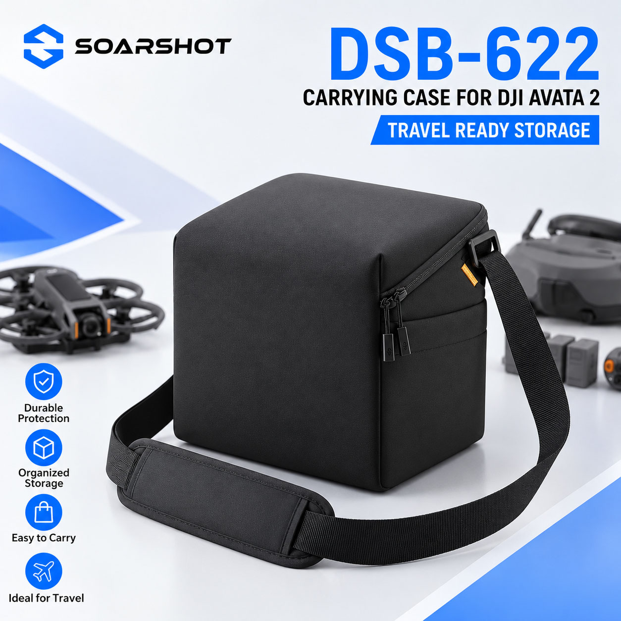 Drone Goggles Dji - SOARSHOT Tragetasche für DJI Avata 2