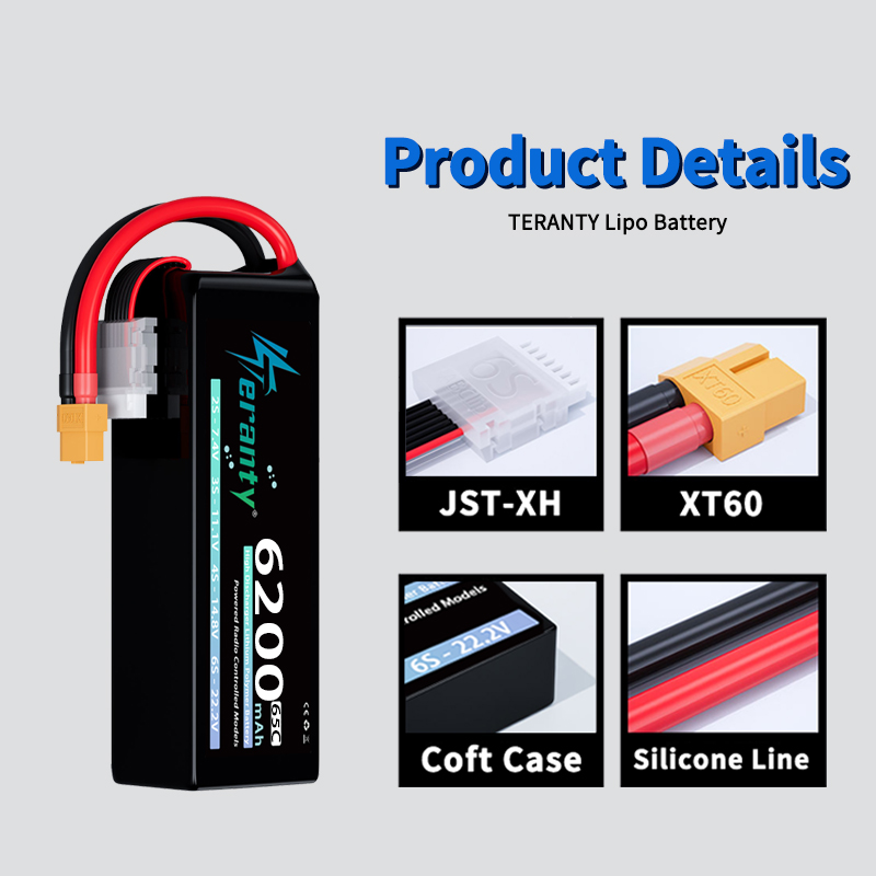 TERANTY 6S 6200mAh Lipo-Akku 2 – Lipo Battery 6S Bewertung und Preis