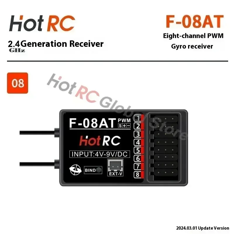 HOTRC 2,4GHz 4/6/8-Kanal F-04A – Radio Transmitter 2.4Ghz Bewertung und Preis