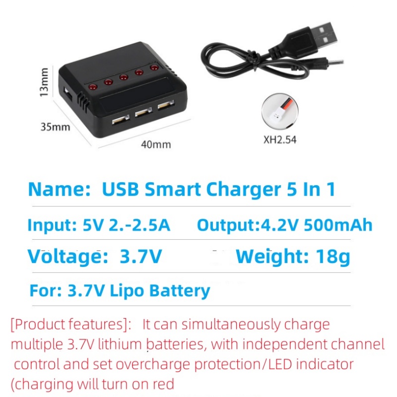 Syma X5HW X5HC X5C X5SW 3,7 V  – Balance Charger Rc Bewertung und Preis