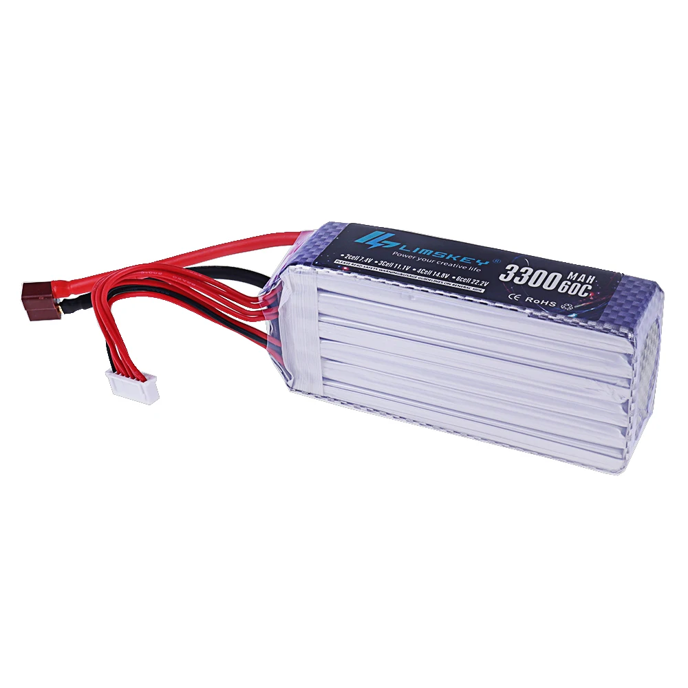 Brandneuer 3300mAh 22,2V 60C 6 – Lipo Battery 6S Bewertung und Preis