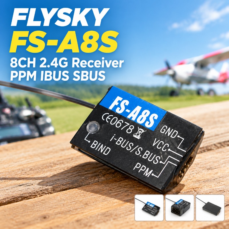 FS-A8S 2,4G 8CH Mini RC-Empfän – Mini Drone Bewertung und Preis