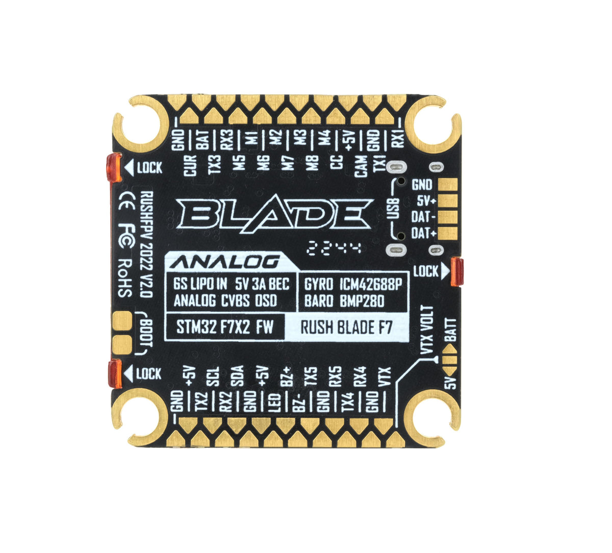 RUSH BLADE F722 V2 Analoger Fl – Flight Controller Bewertung und Preis