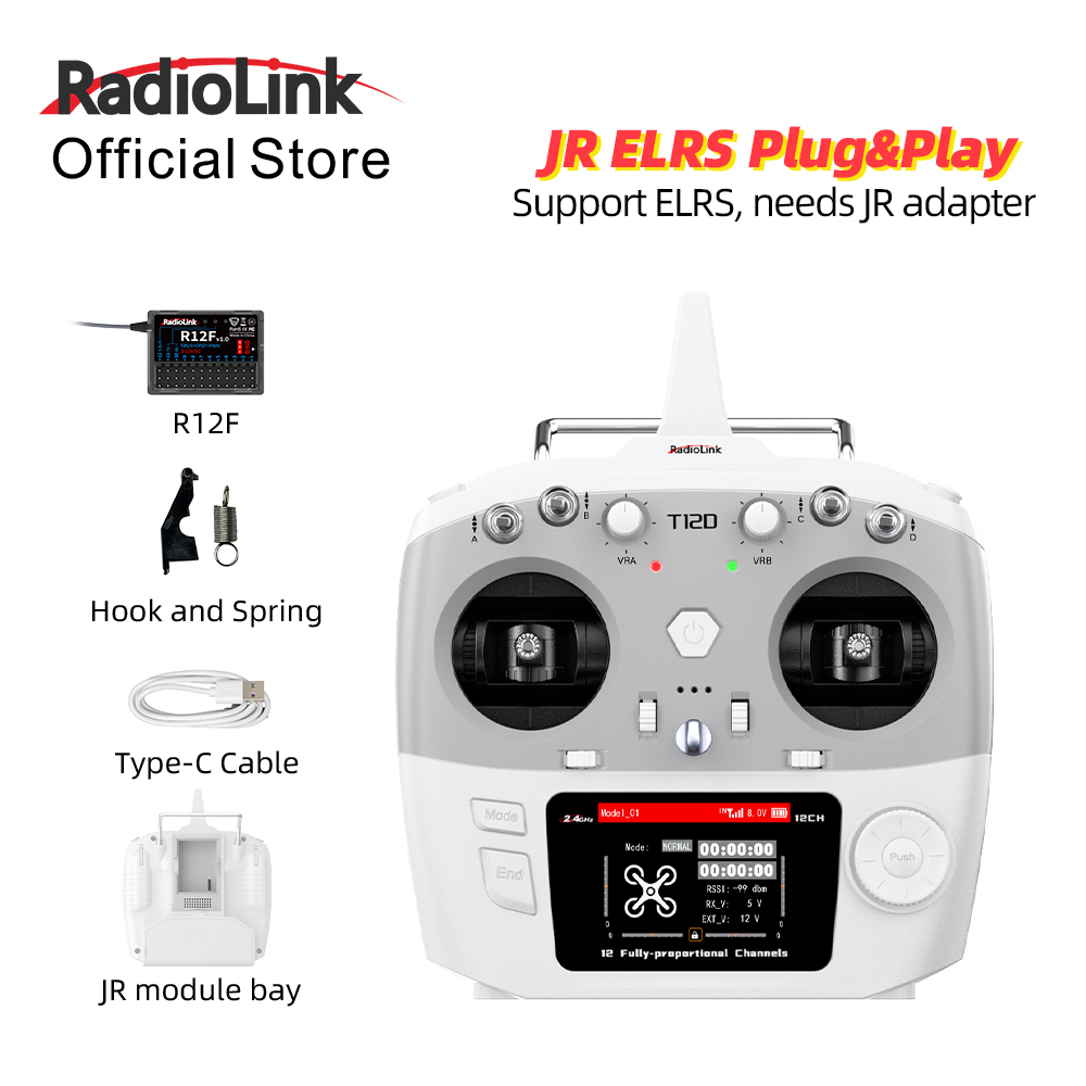 RadioLink T12D JR Modul 12CH 2 – Radio Transmitter 2.4Ghz Bewertung und Preis