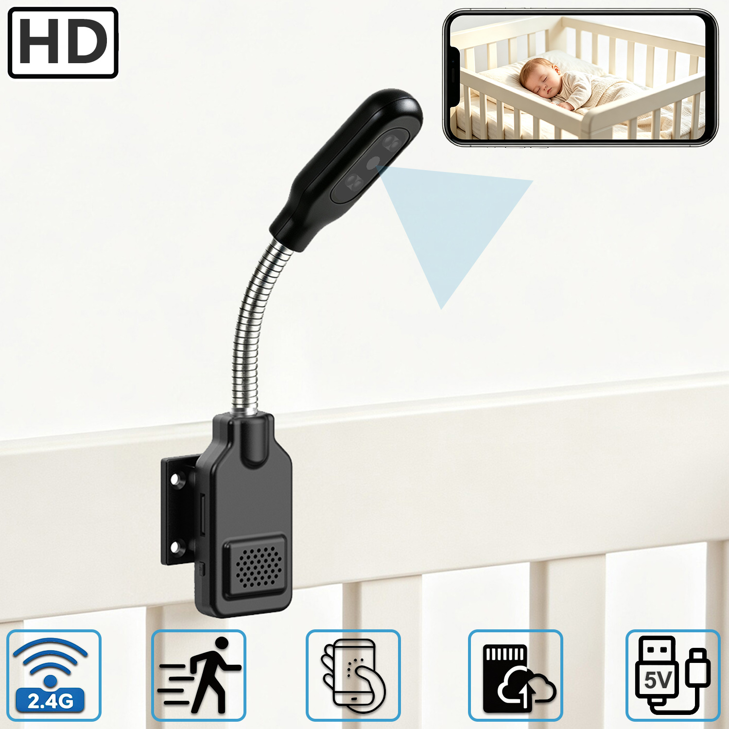 Flexible Schwanenhals-Baby- un – Hd Zero Camera Bewertung und Preis