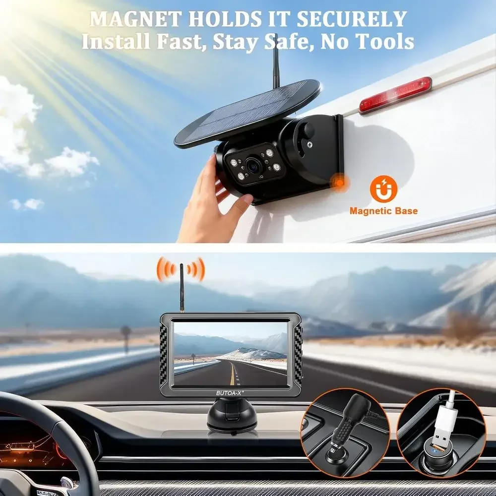 X5 Magnetische Solar-Wireless- – Hd Zero Camera Bewertung und Preis