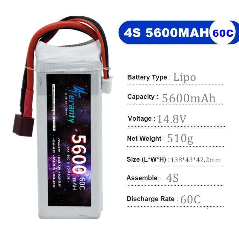 TERANTY 5600MAH 60C 2S 3S 4S 6 – Lipo Battery 6S Bewertung und Preis