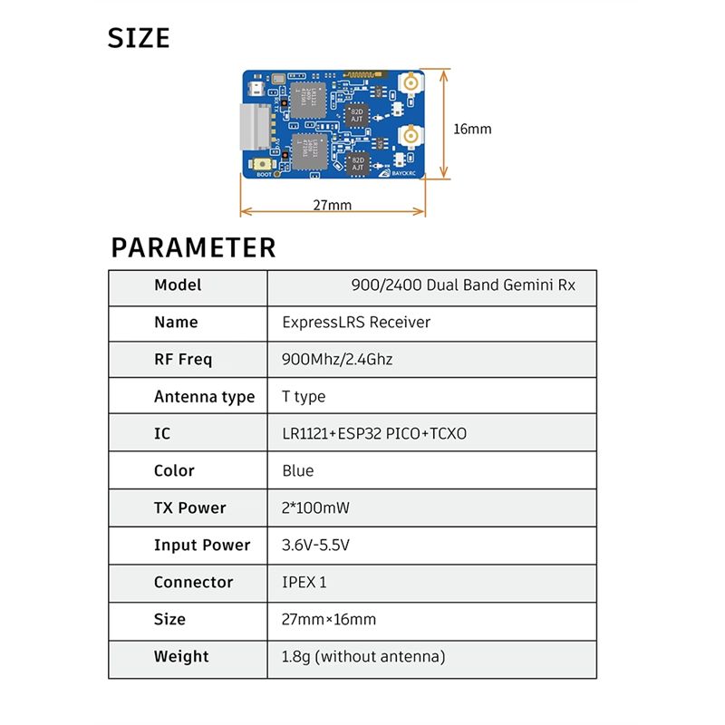 B78B-900Mhz 2,4Ghz 915M ELRS R – Rc Drone Bewertung und Preis